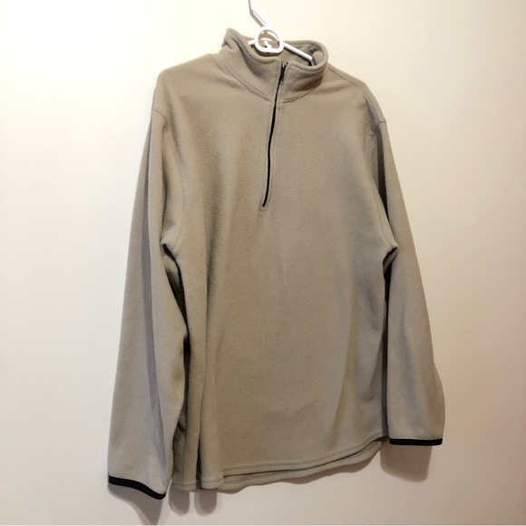 Prospirit Pullover 1/4 Zip Sweatshirt - Beige - Picture 5 of 13